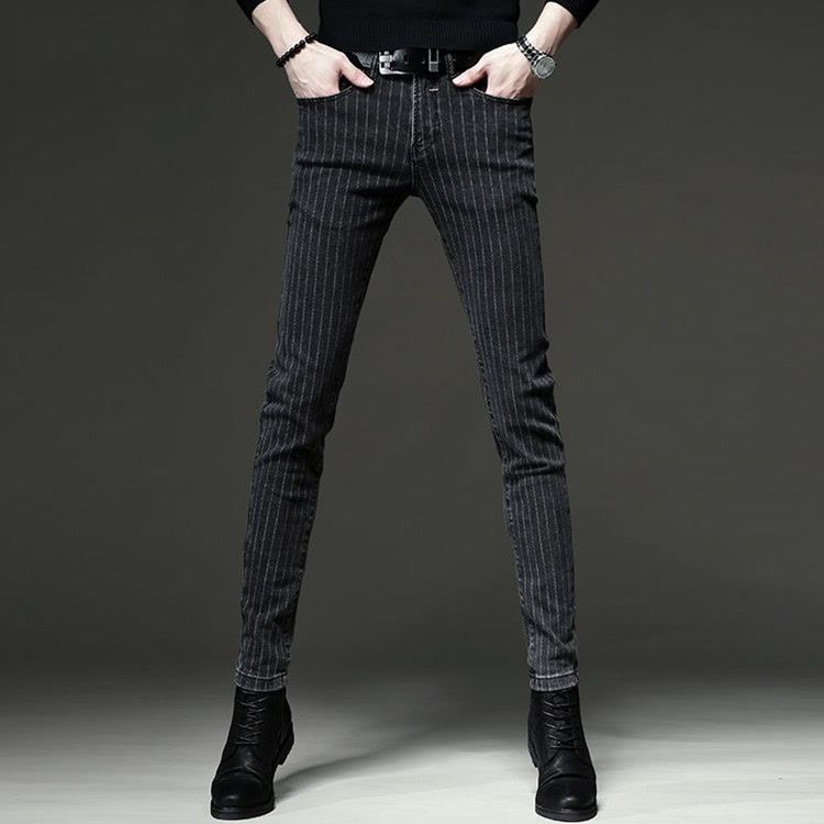 Streetwear Brand Jeans - Striped Jeans 2025 Men's Trendy Brand