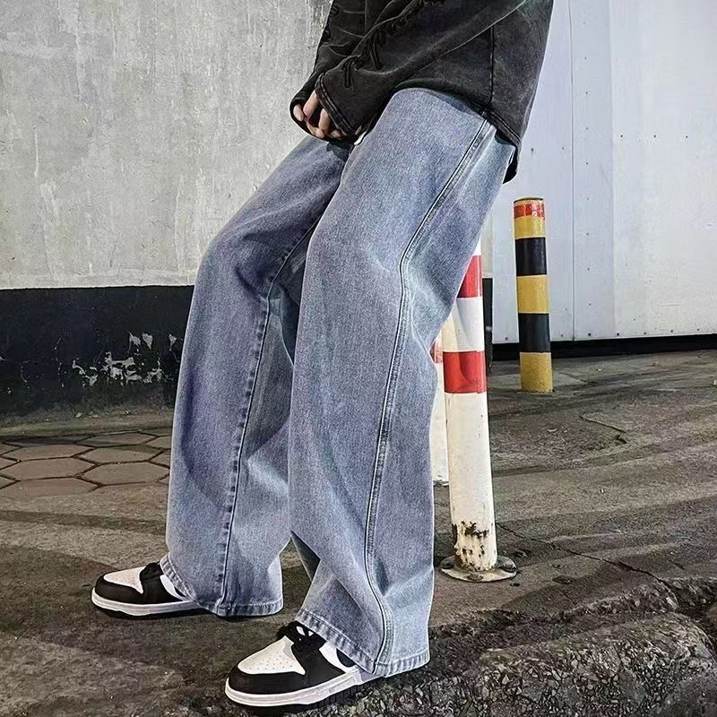 Streetwear Brand Jeans - 2023New Streetwear Loose Jeans Men Korean