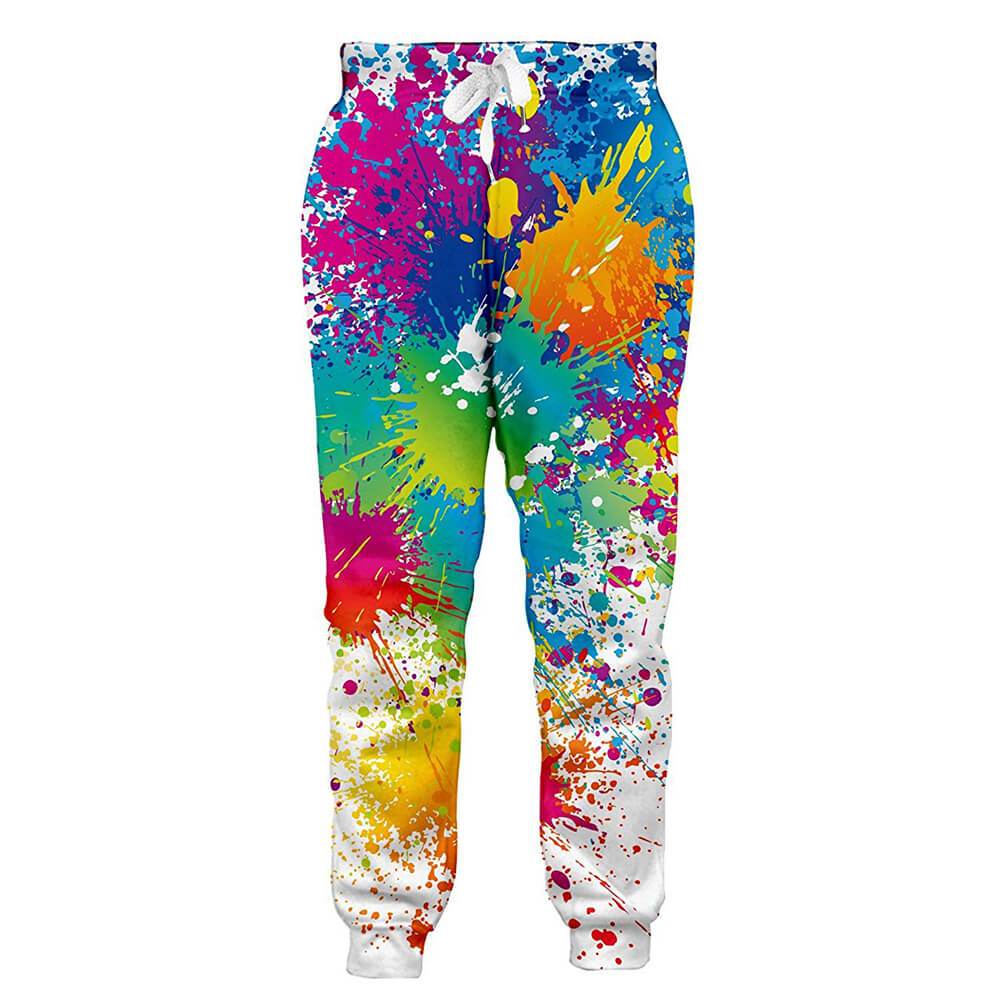 Streetwear Brand China - PLstar Cosmos Brand Trousers Paint Splatter