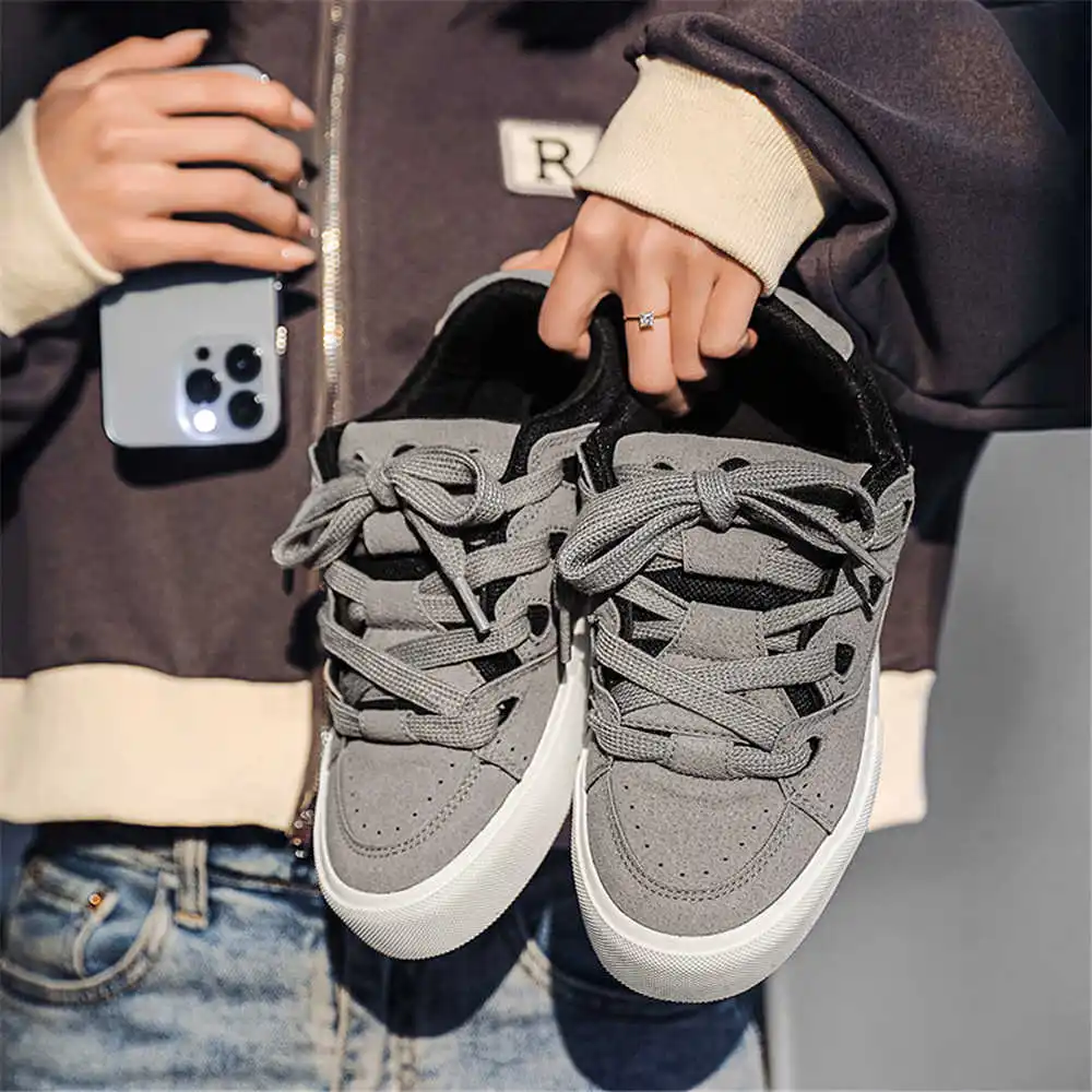 Streetwear Brand Name - With Lacing Hiphop Women's School Shoes