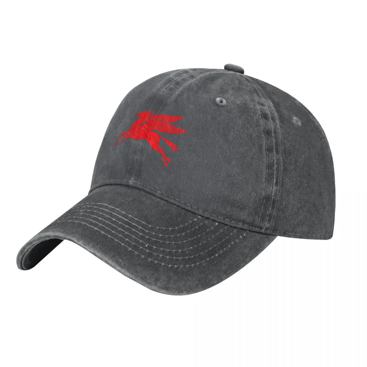 Mobil oil vintage sign logo -  - огляд і ціна Streetwear Brand Red Logo