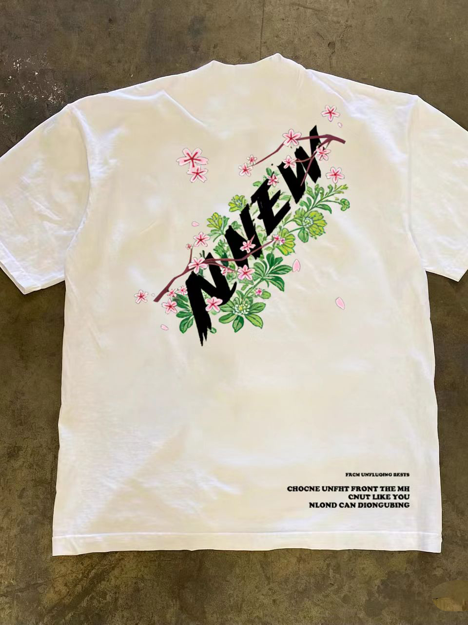 American Style Floral Print Pu - огляд і ціна Streetwear Brand With Flowers