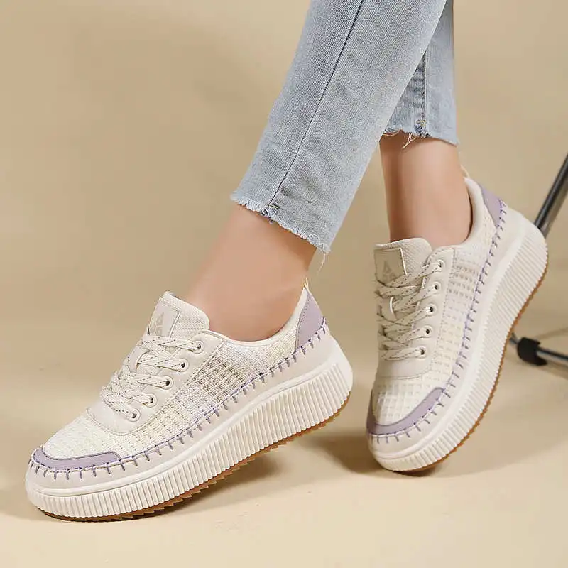 Brown Shoes Woman Flats Autumn - огляд і ціна Streetwear Brand Name