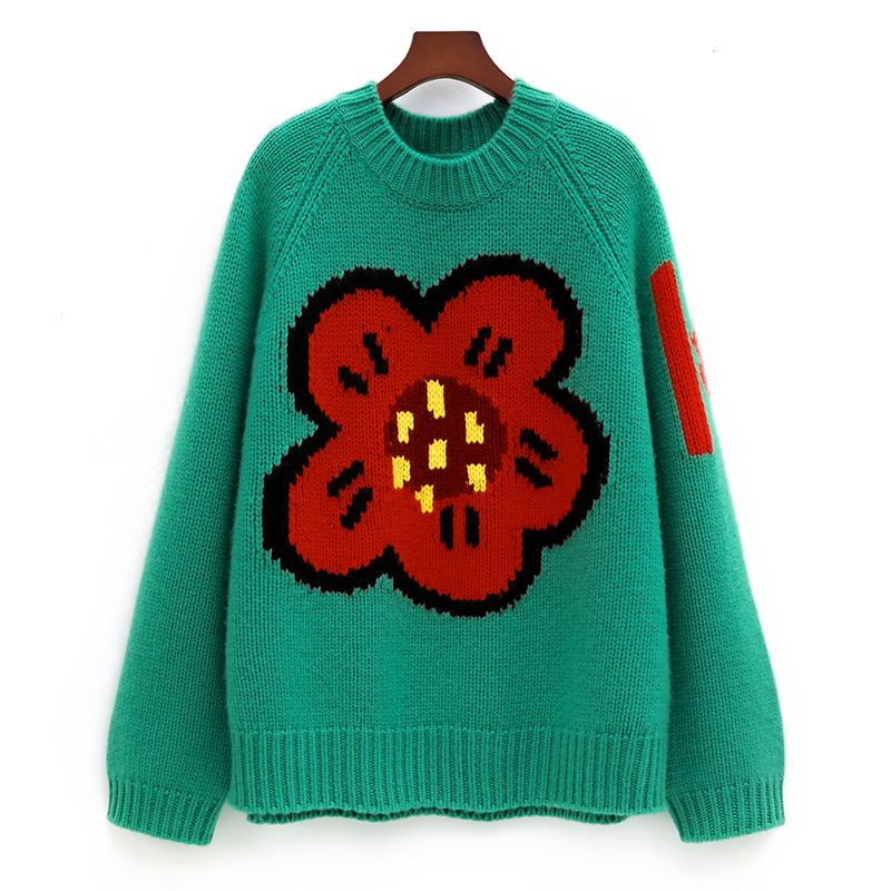 Ladies 100% pure cashmere swea - огляд і ціна Streetwear Brand With Flowers