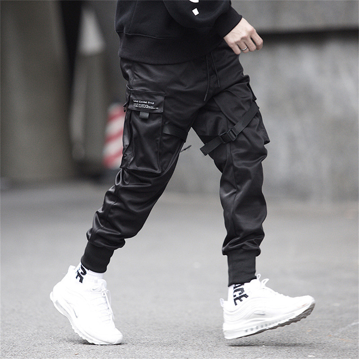 Black Hip Hop Cargo Pants Summ - огляд і ціна Streetwear Brand China