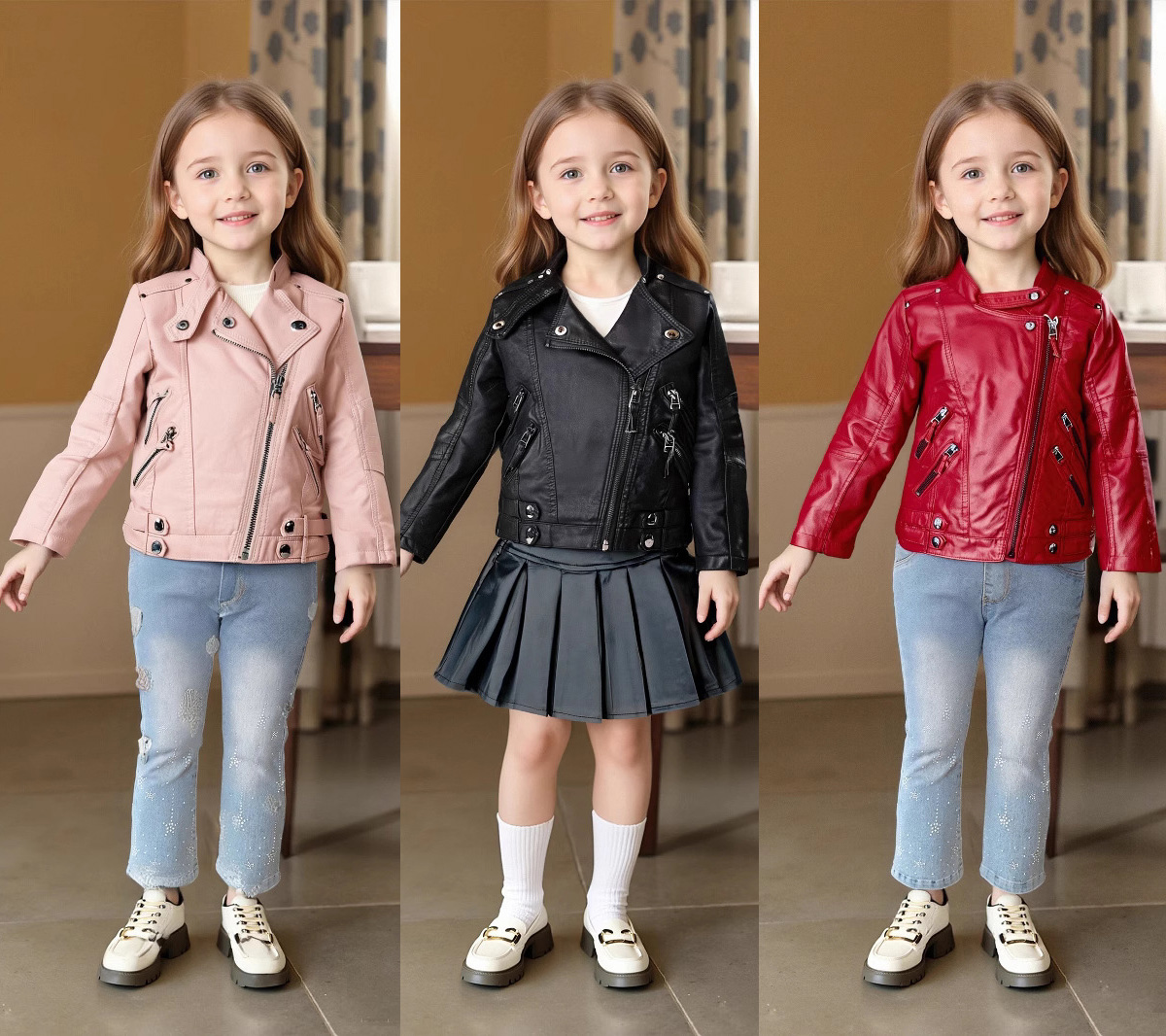 2-12Y Girls Christmas Pink Red - огляд і ціна Streetwear Brand Red Logo