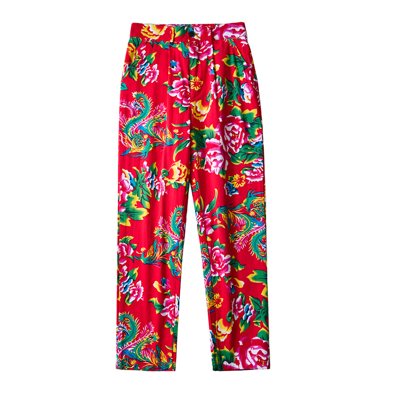 Men Chinese Style Popular Pant - огляд і ціна Streetwear Brand With Flowers