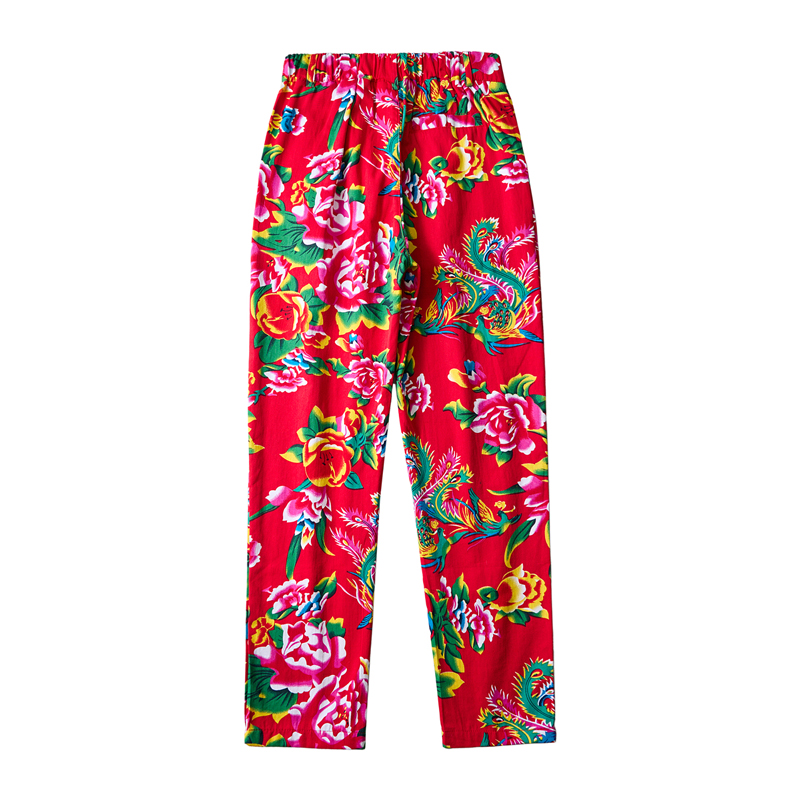 Men Chinese Style Popular Pant - огляд і ціна Streetwear Brand With Flowers