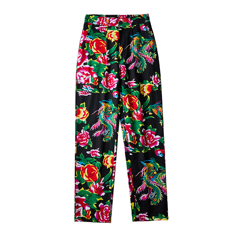 Men Chinese Style Popular Pant - огляд і ціна Streetwear Brand With Flowers