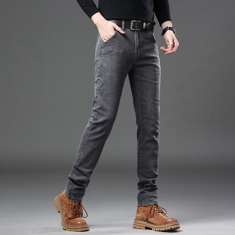 New Pure Gray Korean Slim Jean - огляд і ціна Streetwear Brand Jeans