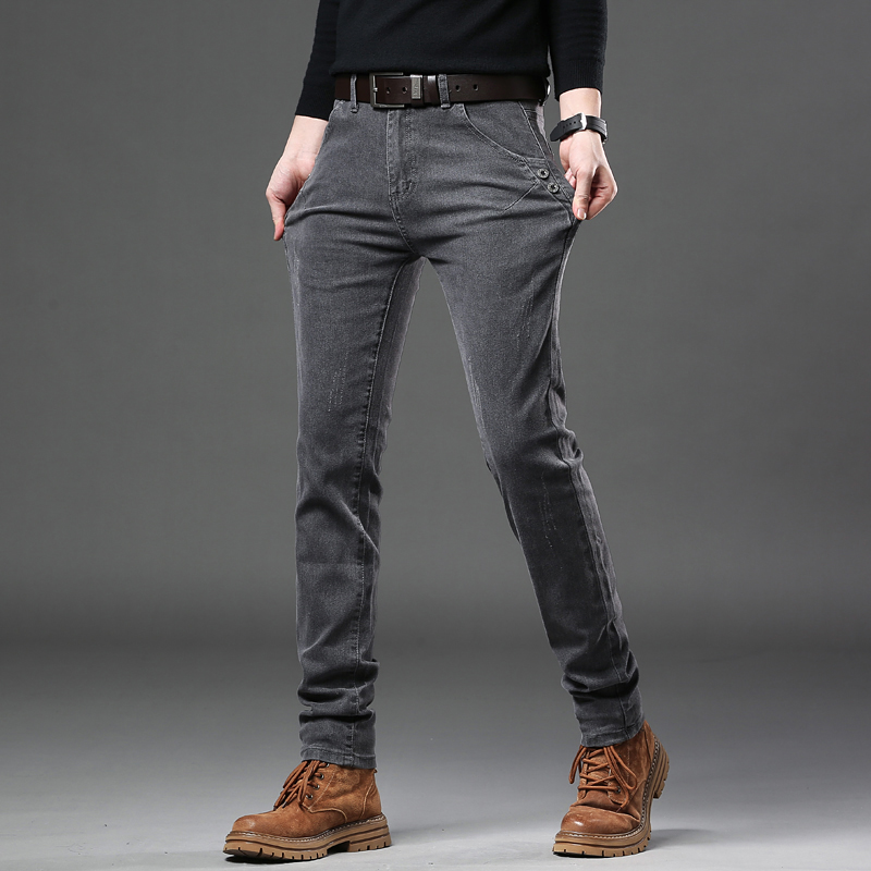 New Pure Gray Korean Slim Jean - огляд і ціна Streetwear Brand Jeans