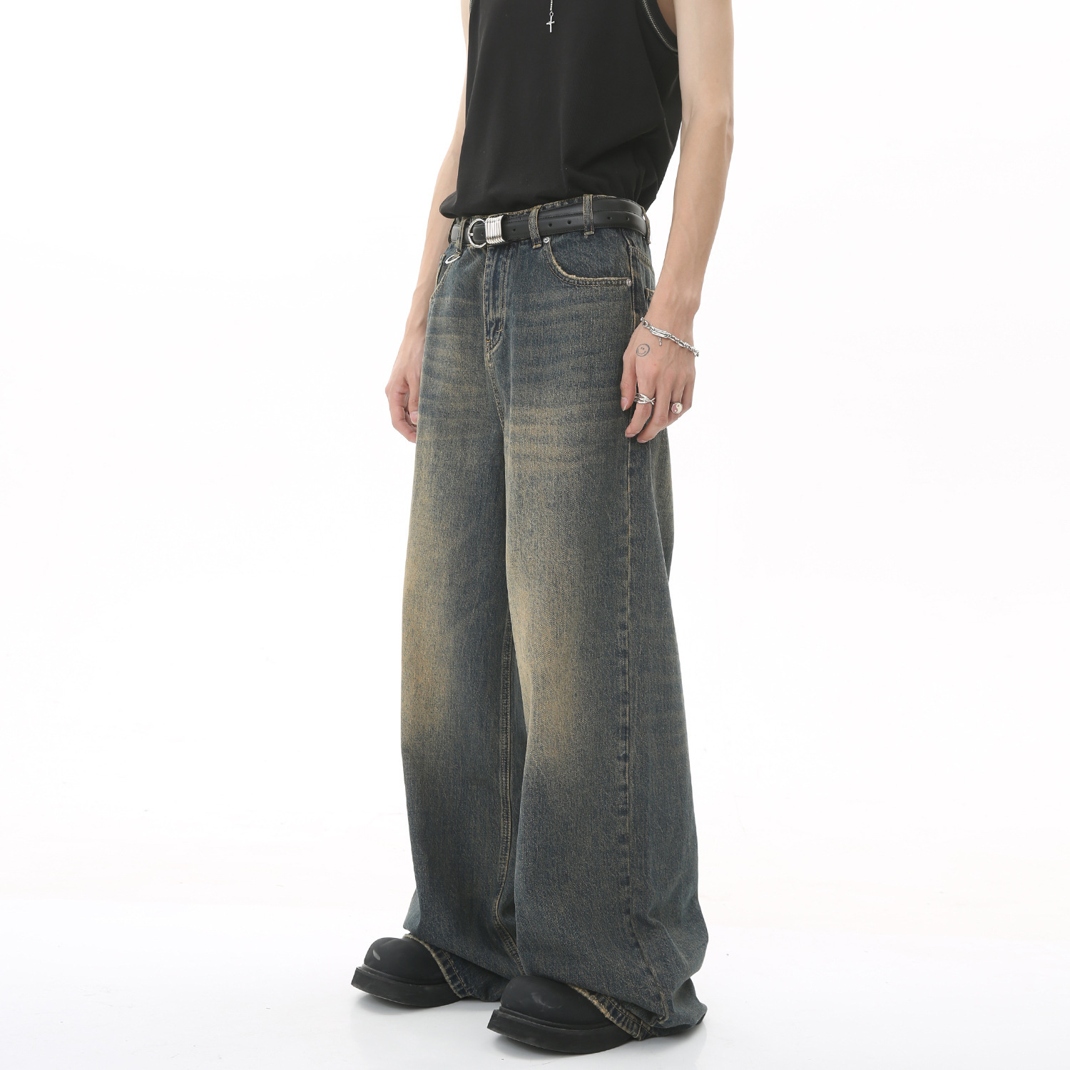 New Men's Baggy Straight Leg W - огляд і ціна Streetwear Brand Jeans