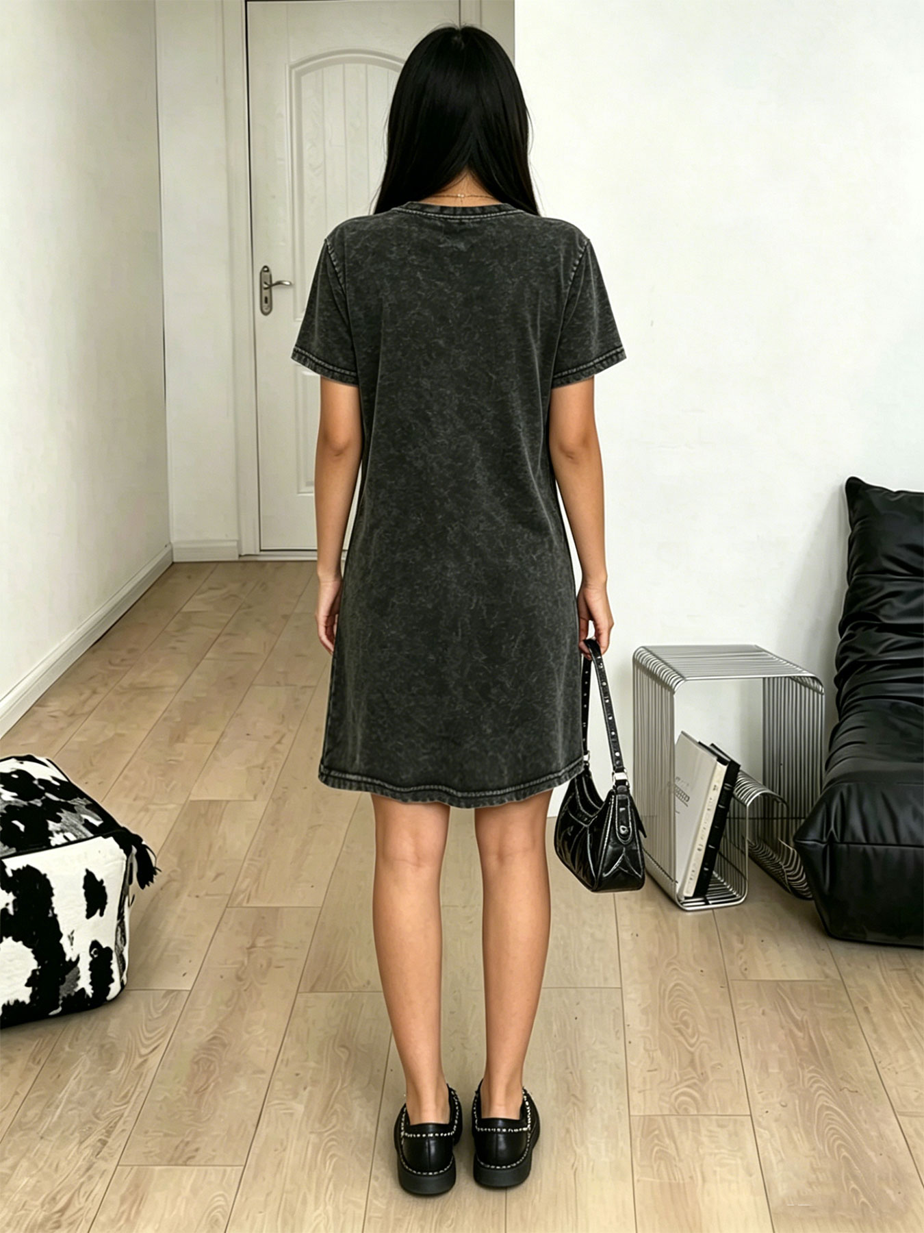 Women's washed vintage T-shirt - огляд і ціна Streetwear Brand In Paris