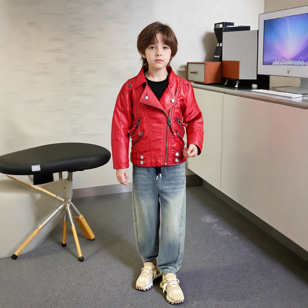2-12Y NEW YEAR Boys Girls Red  - огляд і ціна Streetwear Brand Red Logo